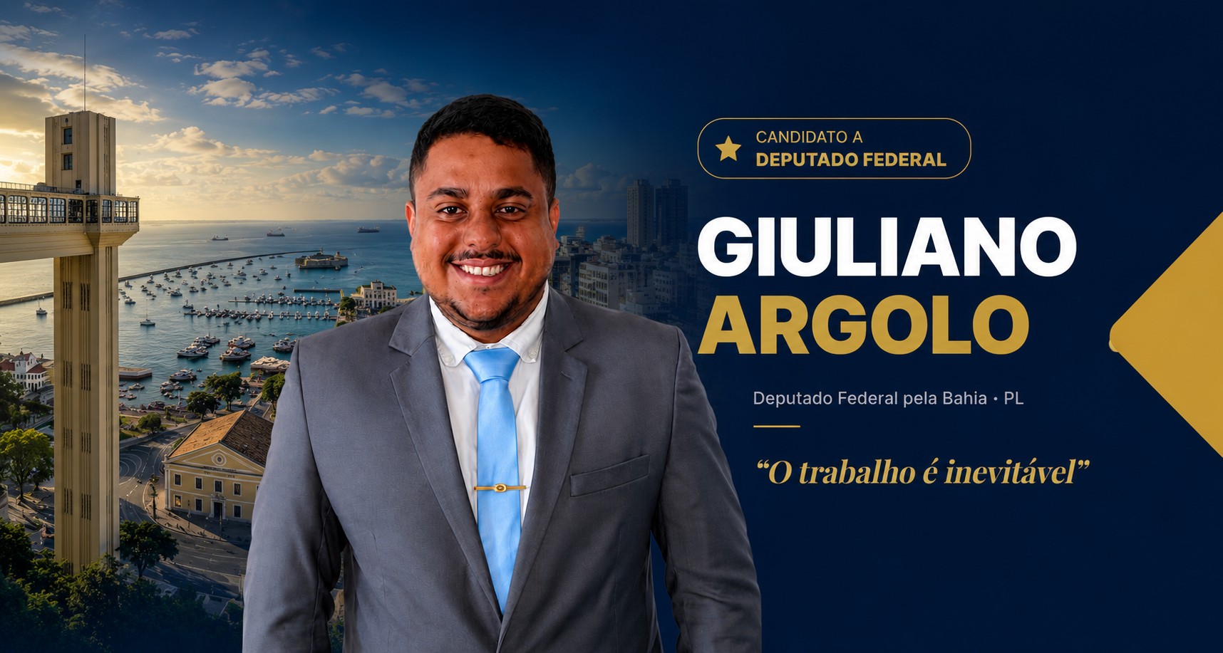 Giuliano Argolo — Candidato a Deputado Federal pela Bahia